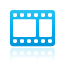 grey, video icon