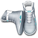 back to the future, future, shoes icon