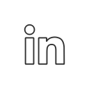 linked in, linked in logo, linkedin button, social media svg vector icon