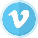 footage, social media, video, videography, vimeo, vimeo logo svg vector icon