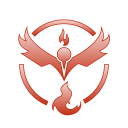 go, pokemon, team, valor svg vector icon