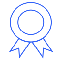 award, badge, certificate, featured, premium, prize, verified svg vector icon