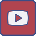 metro, outline, youtube svg vector icon