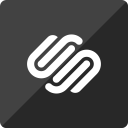 gloss, media, social, square, squarespace svg vector icon