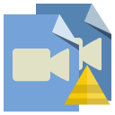file,type,video,pyramid icon