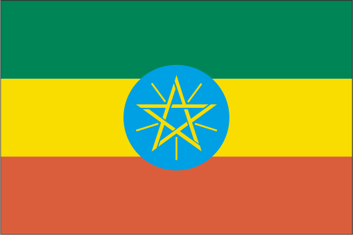 Ethiopia svg vector icon