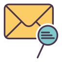 chat, email, envelope, internet, letter, mail, search svg vector icon