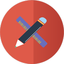 design, pen, ruler icon