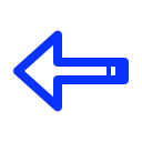 arrow, back, direction, left, navigation, side svg vector icon