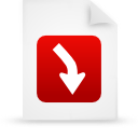document, file, paper, red icon
