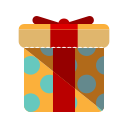 box, christmas, gift, merry, present, wrapping svg vector icon