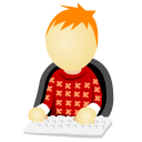 man,red,account,male,person,people,profile,human,member,user icon