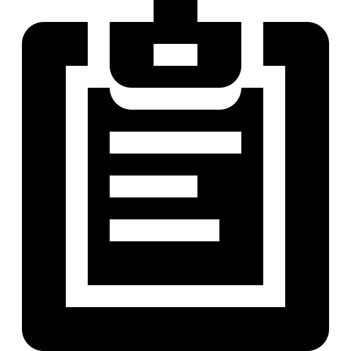 Clipboard svg vector icon