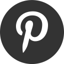 media, online, pinterest, social svg vector icon