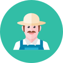 farmer svg vector icon