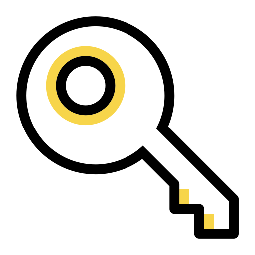 Key svg vector icon