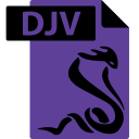 djv, ebook, file, format, sumatrapdf svg vector icon