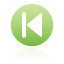 begin, button, green icon