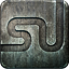 engraved, grunge, metal, nonhighlight, social media, stumble icon
