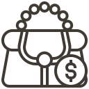 asset, bag, briefcase, currency, loan, money, pawnshop svg vector icon