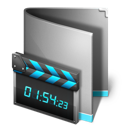 folder, movie, multimedia icon
