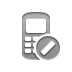 phone,cancel icon