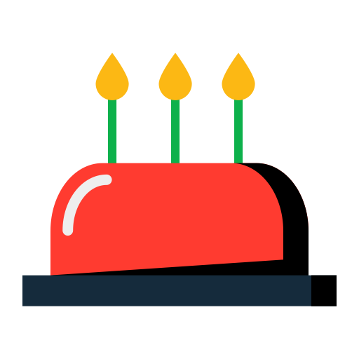 Birthday Cake svg vector icon