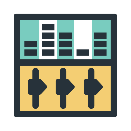 Color Block Board svg vector icon