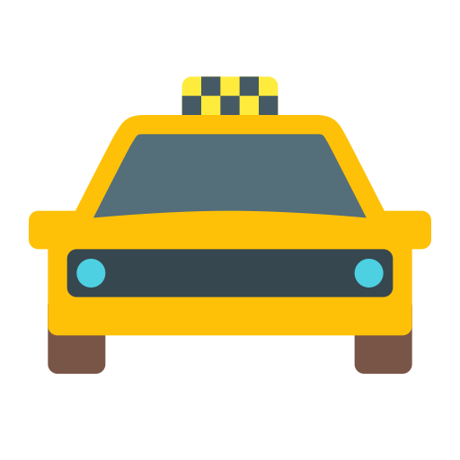 Taxi svg vector icon