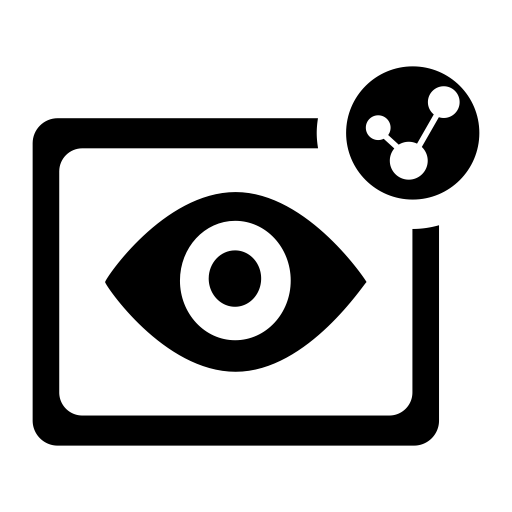 Preview Sharing svg vector icon
