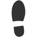 left,shoe icon
