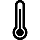 full, quarter, thermometer, three svg vector icon