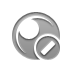 sphere,cancel icon