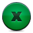 button, close, green icon