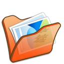 circle, mypictures, orange icon