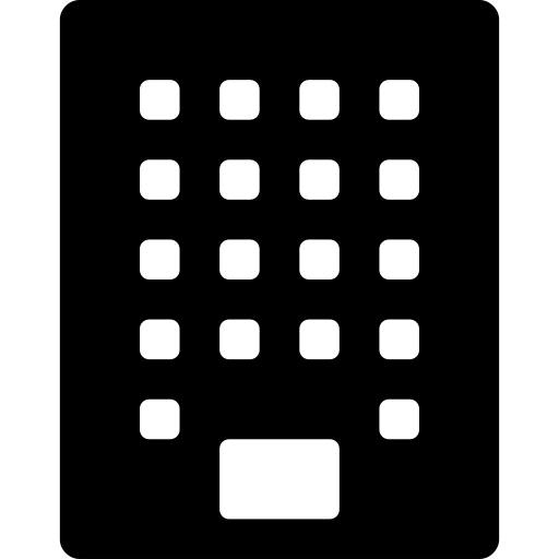 Building svg vector icon