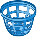 basket, laundry icon