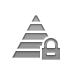 pyramid,lock icon