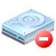 disk, remove, space icon