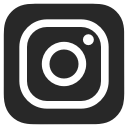 black and white, dark grey, instagram svg vector icon
