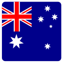 australia, flag svg vector icon