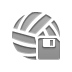 ball,volleyball,diskette icon