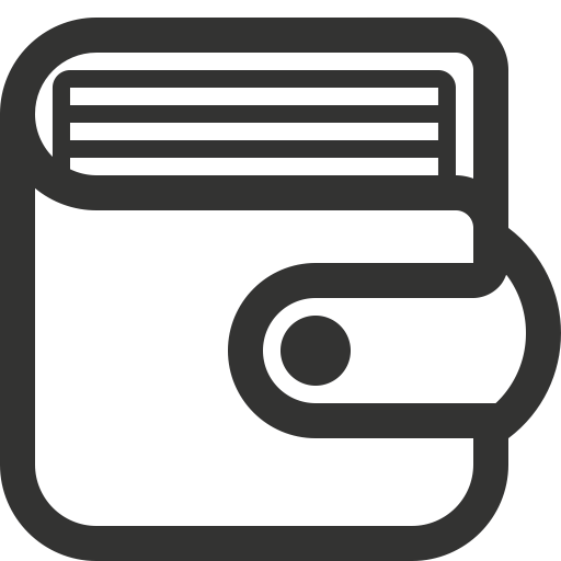 Vallet svg vector icon