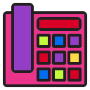 building, celebration, holiday, hotel, telephone, vacation svg vector icon