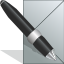 mail, pen, post, postcard icon