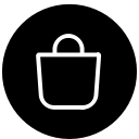 bag, hand bag, items, online, shop, shopping svg vector icon