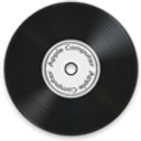 gmusicbrowser,disc,music,vinyl,disk,save icon