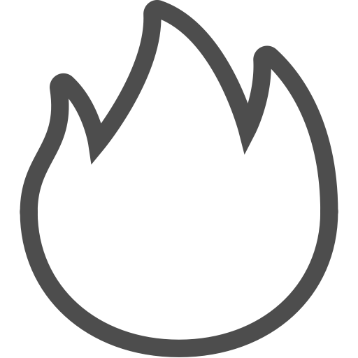 Hot svg vector icon