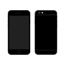 apple, device, iphone, iphone6, mobile, smartphone svg vector icon