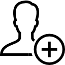add,user icon